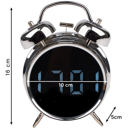 Digital Alarm Clock, Loud Retro Style, Voice Control