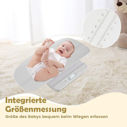 Digital Baby Scale with Removable Tray, 50g–150kg Range