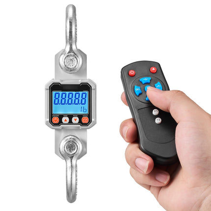 Digital Crane Scale 6600 lb, Remote, LCD, Cast Aluminum