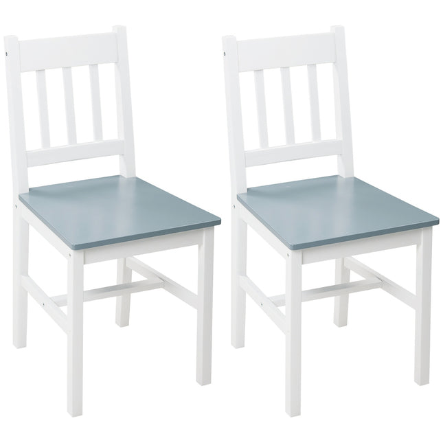 Set of dining room chairs, pine, grey, 41x46.5x85.5 cm