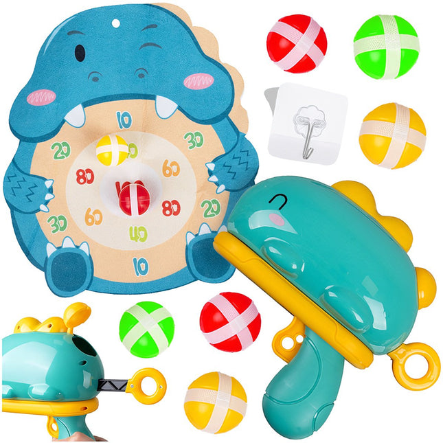 Dinosaur Shooting Game for Kids, Foam Balls & Shield