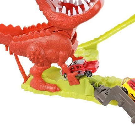 Dinosaur launcher track + 2 cars