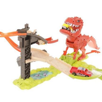 Dinosaur launcher track + 2 cars