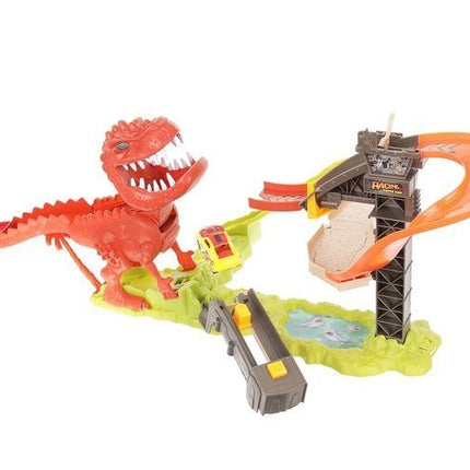 Dinosaur launcher track + 2 cars