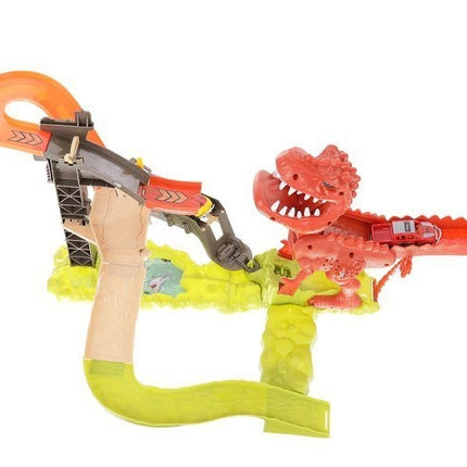 Dinosaur launcher track + 2 cars