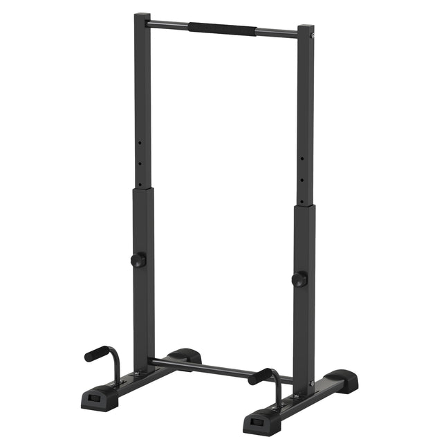 Dipbars dipstation belastbaar tot 540 kg, in hoogte verstelbare fitnessstang, push-up standbar, fitnessparallettes, push-up handgrepen voor gymnastiek, thuis, krachttraining Aosom