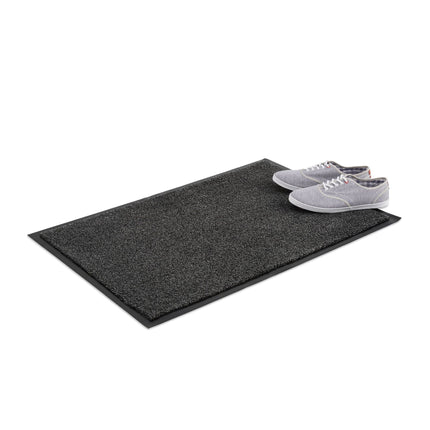 Dirt collecting mat gray
