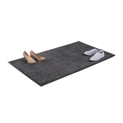 Dirt collecting mat gray
