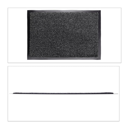 Dirt collecting mat gray