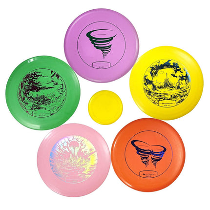 Disc Golf Starter Set, 6-Piece PDGA Discs with Mini Marker