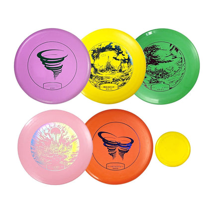 Disc Golf Starter Set, 6-Piece PDGA Discs with Mini Marker