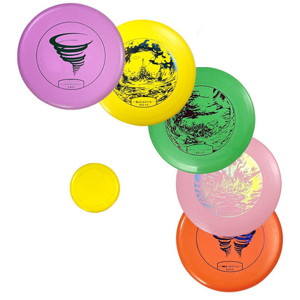 Disc Golf Starter Set, 6-Piece PDGA Discs with Mini Marker