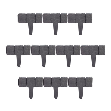 Discount edge stone-look set of 10 anthracite