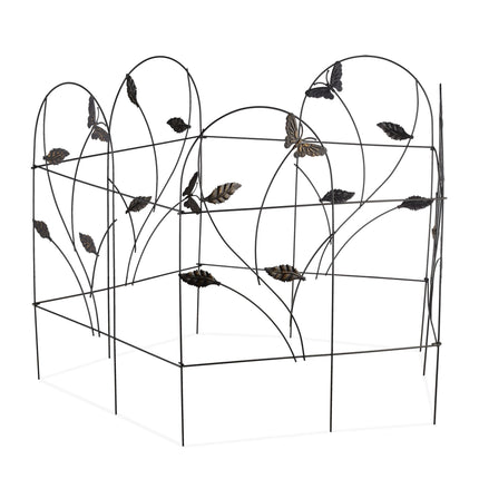 Discount fence 5 panels butterflies