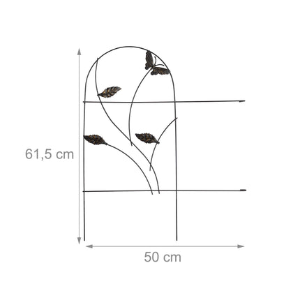 Discount fence 5 panels butterflies