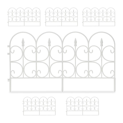 Discount fence plastic black/white