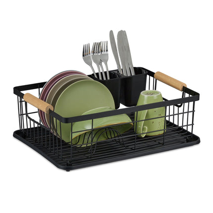Dish drain with drip tray
