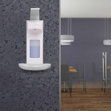 Disinfection dispenser with drip tray