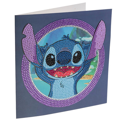 Disney Stitch Crystal Art Card Stitch, 18 X 18 Cm