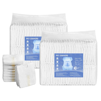 Disposable Female Dog Diapers, M, 96 Count, Leakproof