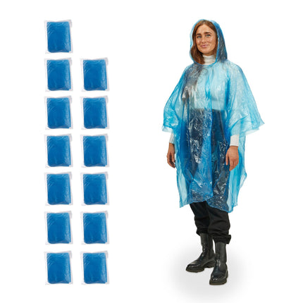 Disposable Poncho Set of 13