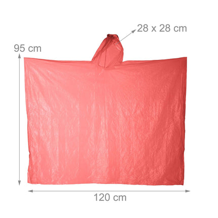 Disposable Poncho Set of 13
