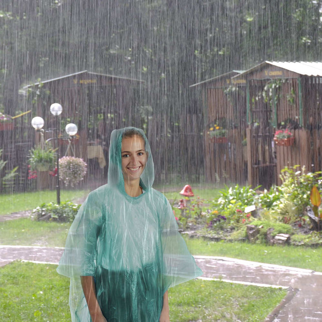 Disposable poncho set of 10