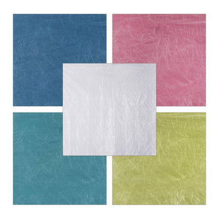 Disposable poncho set of 15 different colors