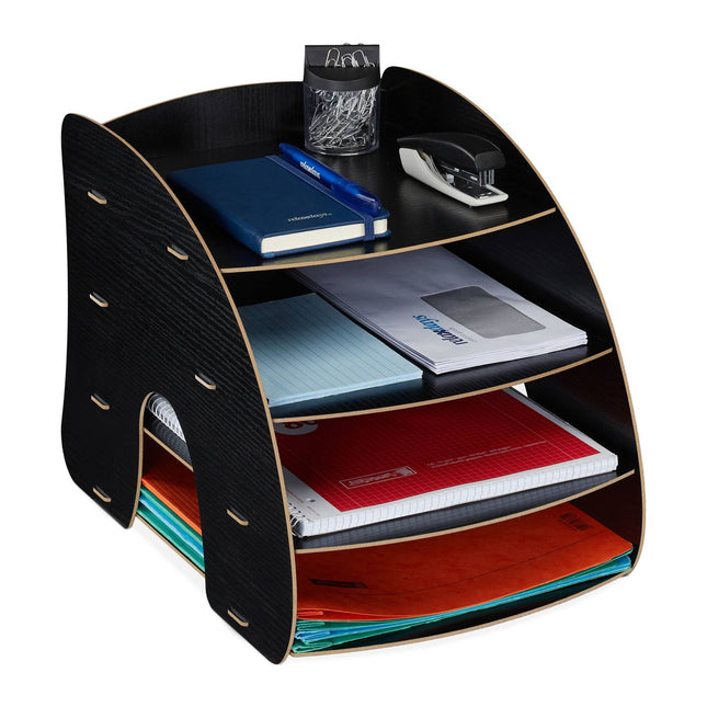 Document compartment with 4 compartments