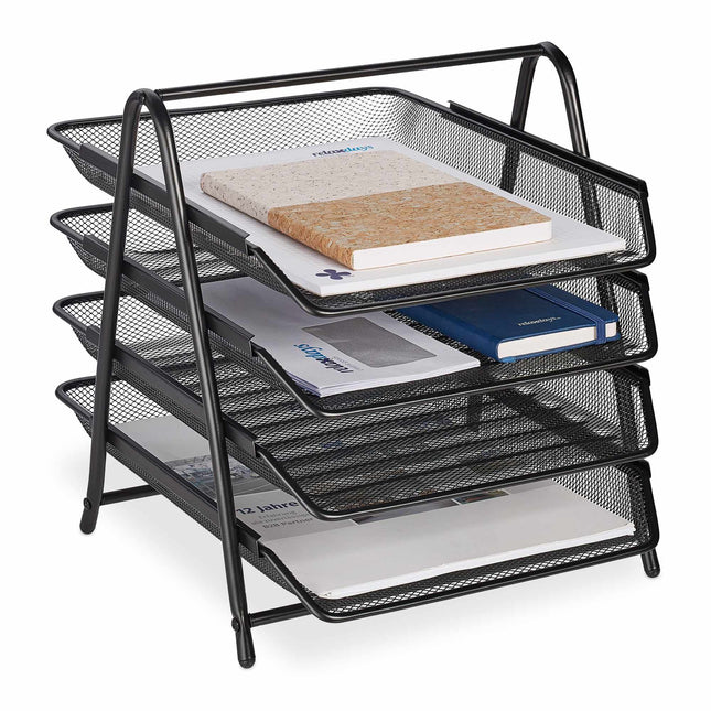 Document compartment with 4 compartments