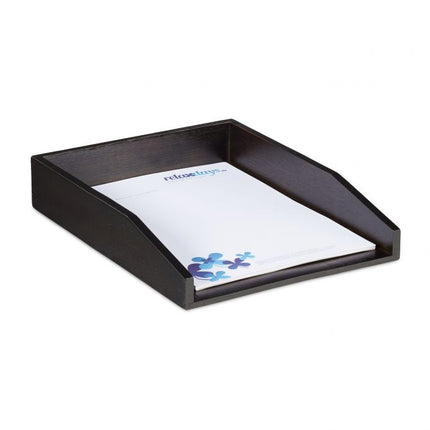 Document holder in brown bamboo