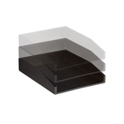 Document holder in brown bamboo