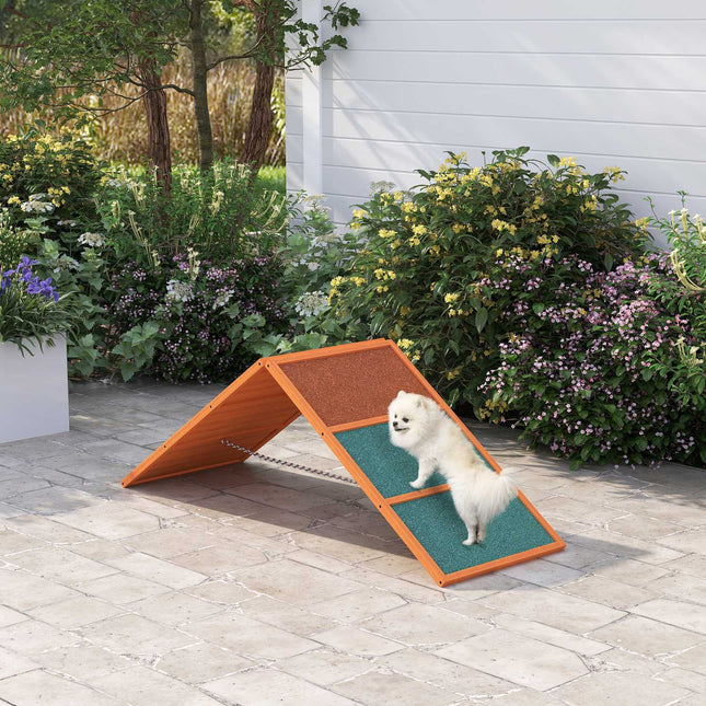 Dog Agility Bridge with non-slip, adjustable height