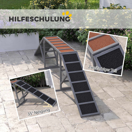 Dog Agility Ramp, Non-Slip, 35 Incline, 40kg Capacity