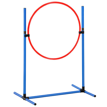 Dog Agility Training Set, 7-Piece With Tunnels and Weave Poles