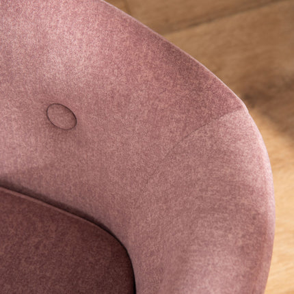 Dog sofa, plush foam, pink wood, 70 x 47 cm