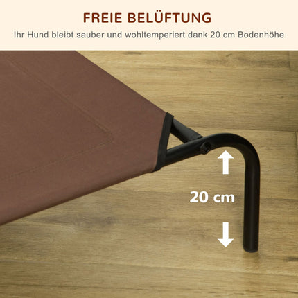 Outdoor dog and cat bed with spare cover, 110x68x20 cm