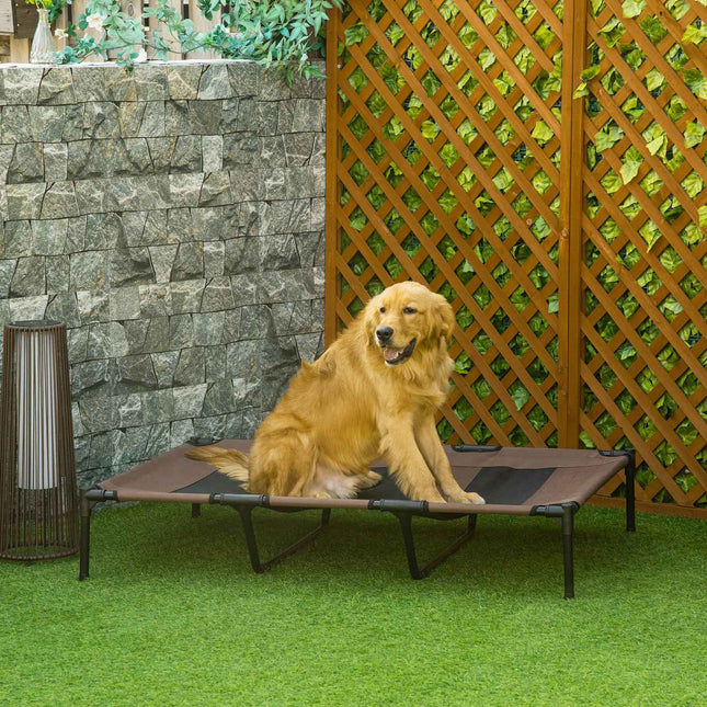 Outdoor Pet Bed - Durable Metal, Oxford Fabric, 122x92x23cm