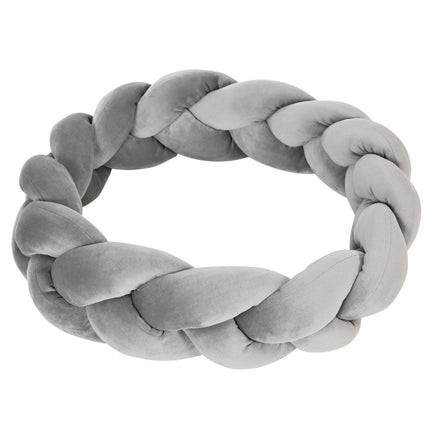 Round velvet dog bed, washable donut cushion sofa