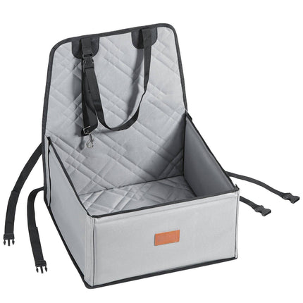 Dog Car Seat Booster for Small Dogs Up to 26 lb, Gray