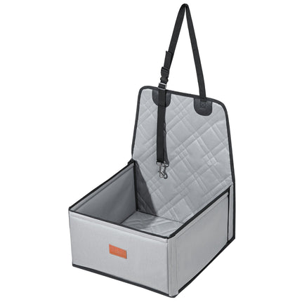 Dog Car Seat Booster for Small Dogs Up to 26 lb, Gray