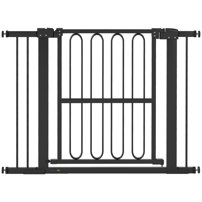 Dog Gate, 76-104 cm, No-Drill Stair Barrier