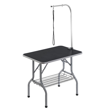 Dog Grooming Table 36x24 In, Foldable, Clamp Arm, 330 lb