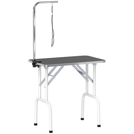 Dog Grooming Table, Foldable Steel Legs, Non-Slip Surface