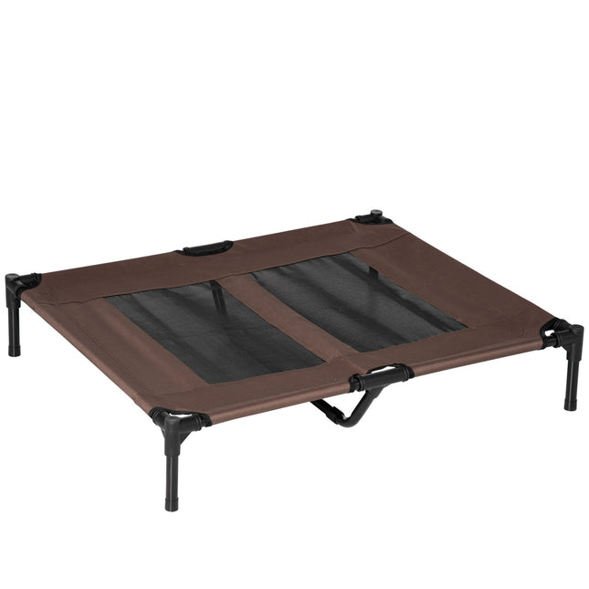 Outdoor dog bed & sofa bed, coffee brown, 92x76x18cm