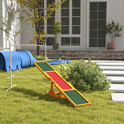 Dog Agility Rocker Toy - 180 x 30 x 30 cm, Outdoor training