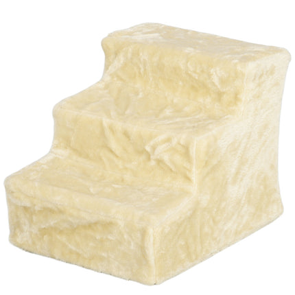 Pet stairs 3 steps, 35 cm, plush, for cats/dogs up to 4.5 kg