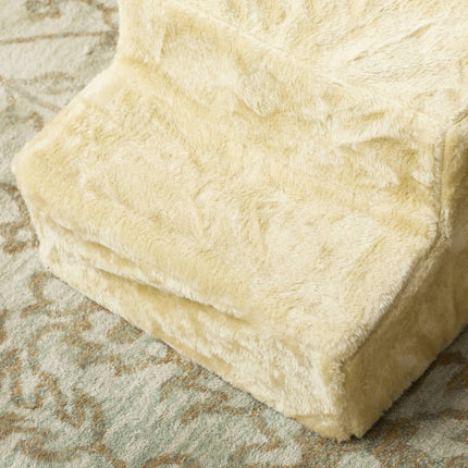 Pet stairs 3 steps, 35 cm, plush, for cats/dogs up to 4.5 kg