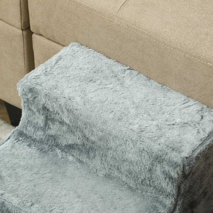 Pet Stairs 3-Step Plush Look, cats and small dogs, 5 kg