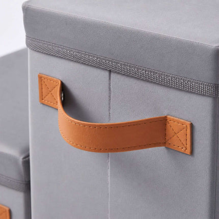 Dog Stairs, Foldable 3-Step With Storage And Hide